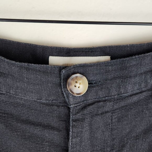 Urban Outfitters Standard/Cloth Black Linen Blend High Rise Shorts sz S - Picture 4 of 11